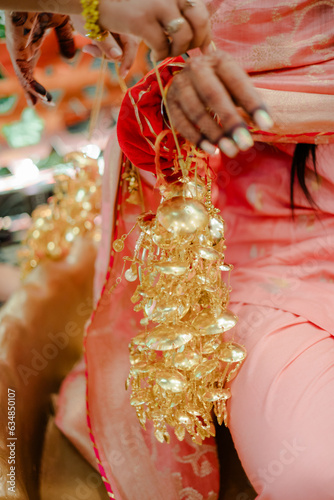 chuda function in hindu wedding
 photo