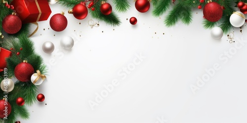 Merry Christmas banner with...