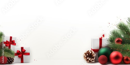 Merry Christmas banner with...