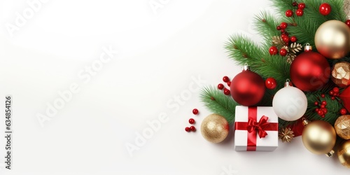 Merry Christmas banner with...