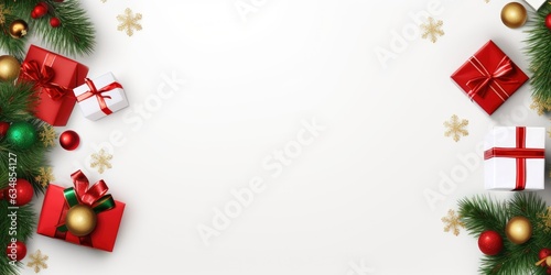Merry Christmas banner with...