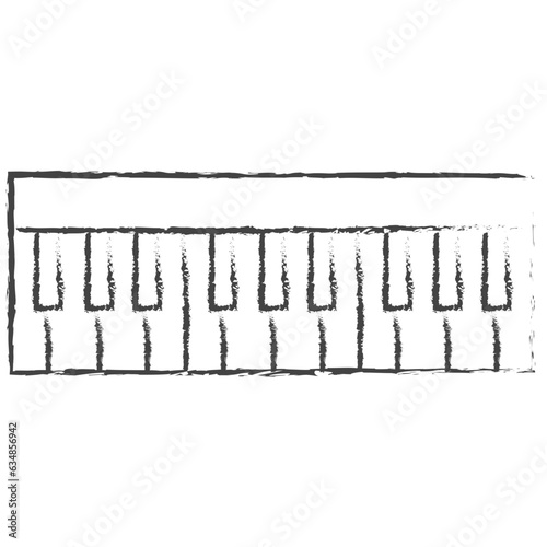 Hand drawn Keyboard illustration icon