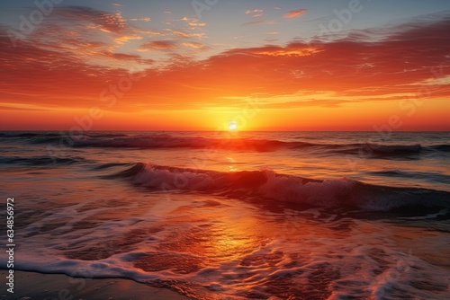  Sunset Over the Ocean   Generative AI © Enrique