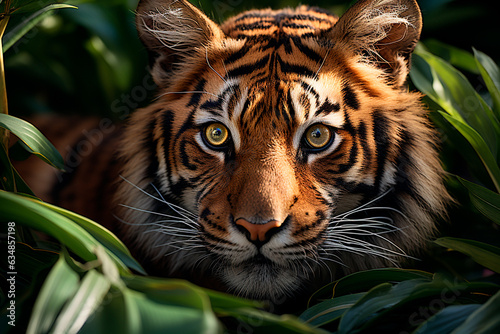 tiger in a forest