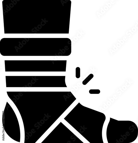 ankle brace icon