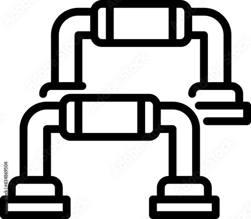 Push Up Bar Icon