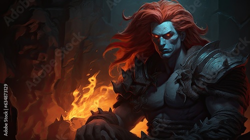 Realm of Obscurity: Discovering Illuminate Hades, the Underworld's Monarch, Amid Shadows
