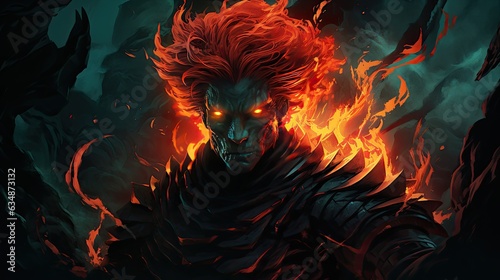 Shadows' Embrace: Capturing Illuminate Hades, the Underworld Ruler, in a Cryptic Cavern