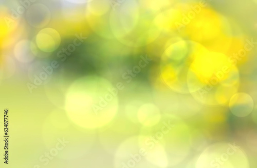 Abstract green bokeh background blur