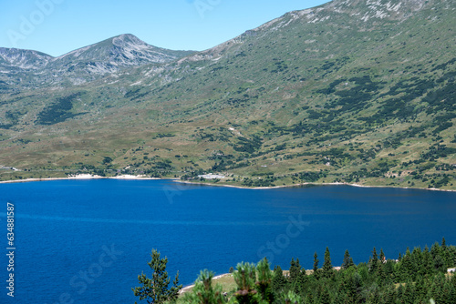 Landscape of Belmeken Dam, Rila mountain, Bulgaria