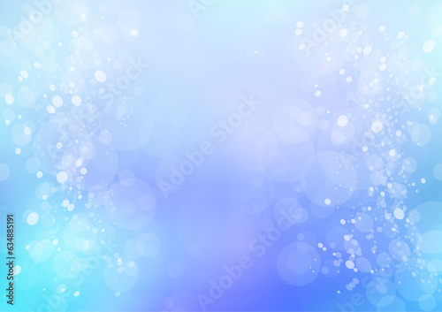 青色のキラキラ背景素材 グラデーション・ベクター