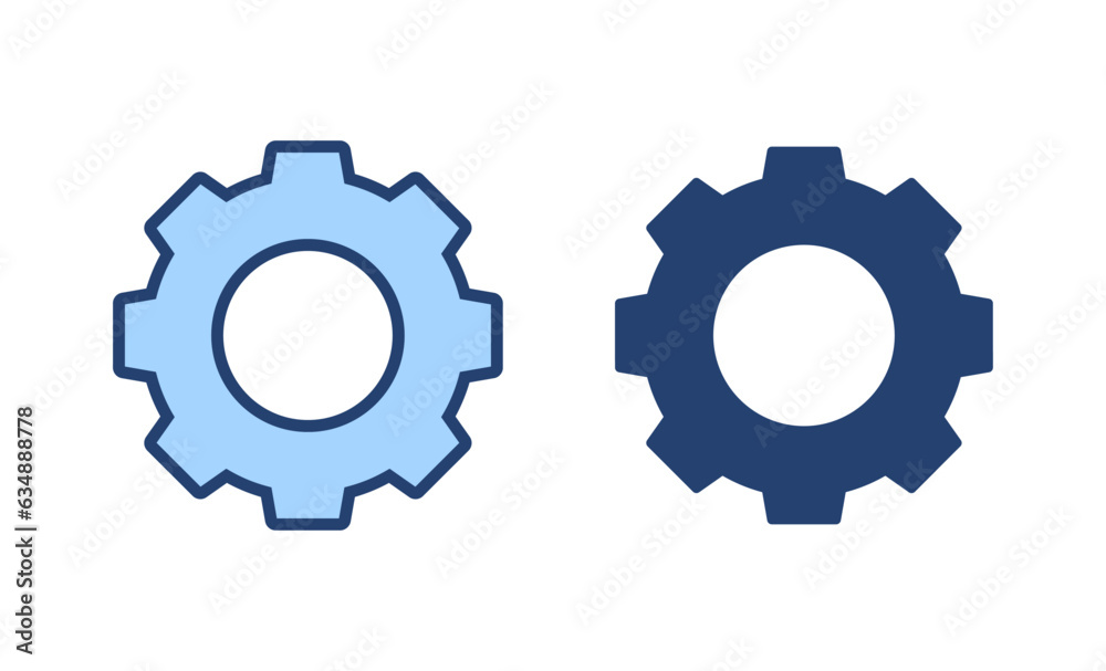 Setting icon vector. Cog sign and symbol. Gear Sign Setting icon vector. Cog sign and symbol. Gear Sign
