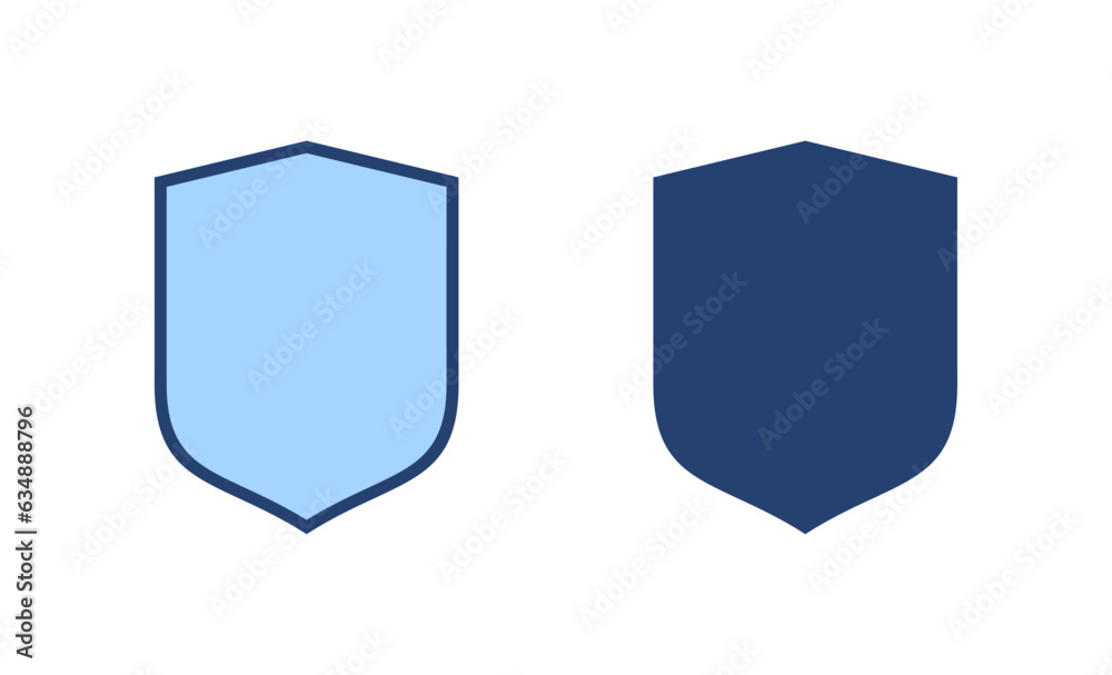 Shield icon vector. Protection icon. Security sign and symbol Shield icon vector. Protection icon. Security sign and symbol