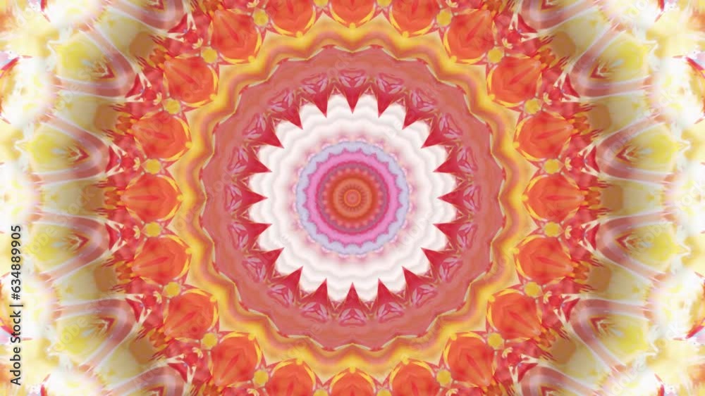 Pink flower arts decoration with watercolor abstract background