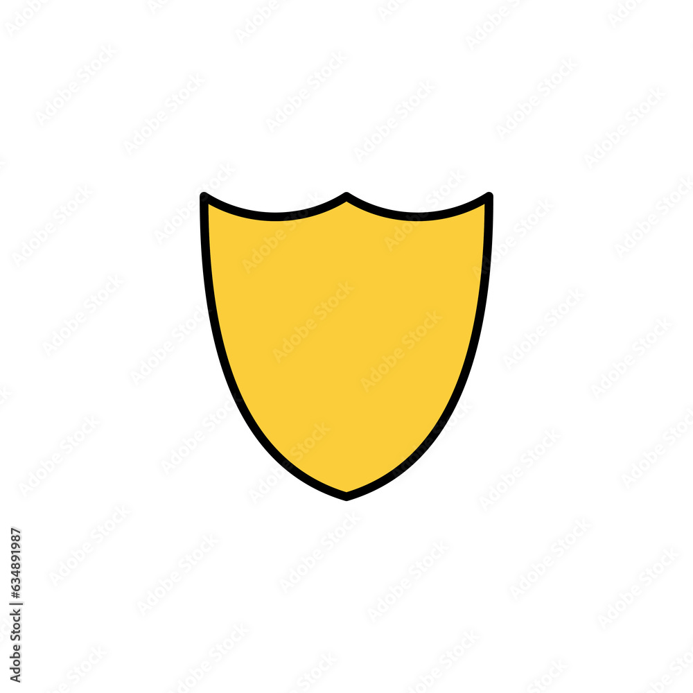 Shield icon vector for web and mobile app. Protection icon. Security sign and symbol Shield icon vector for web and mobile app. Protection icon. Security sign and symbol