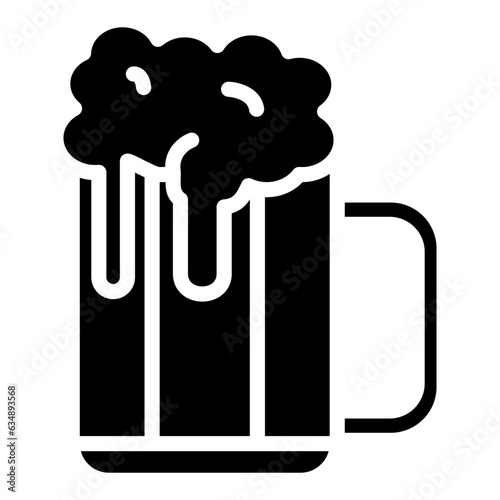 Beer mug Icon style