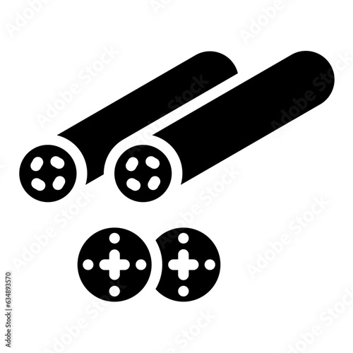 Sushi roll Icon style