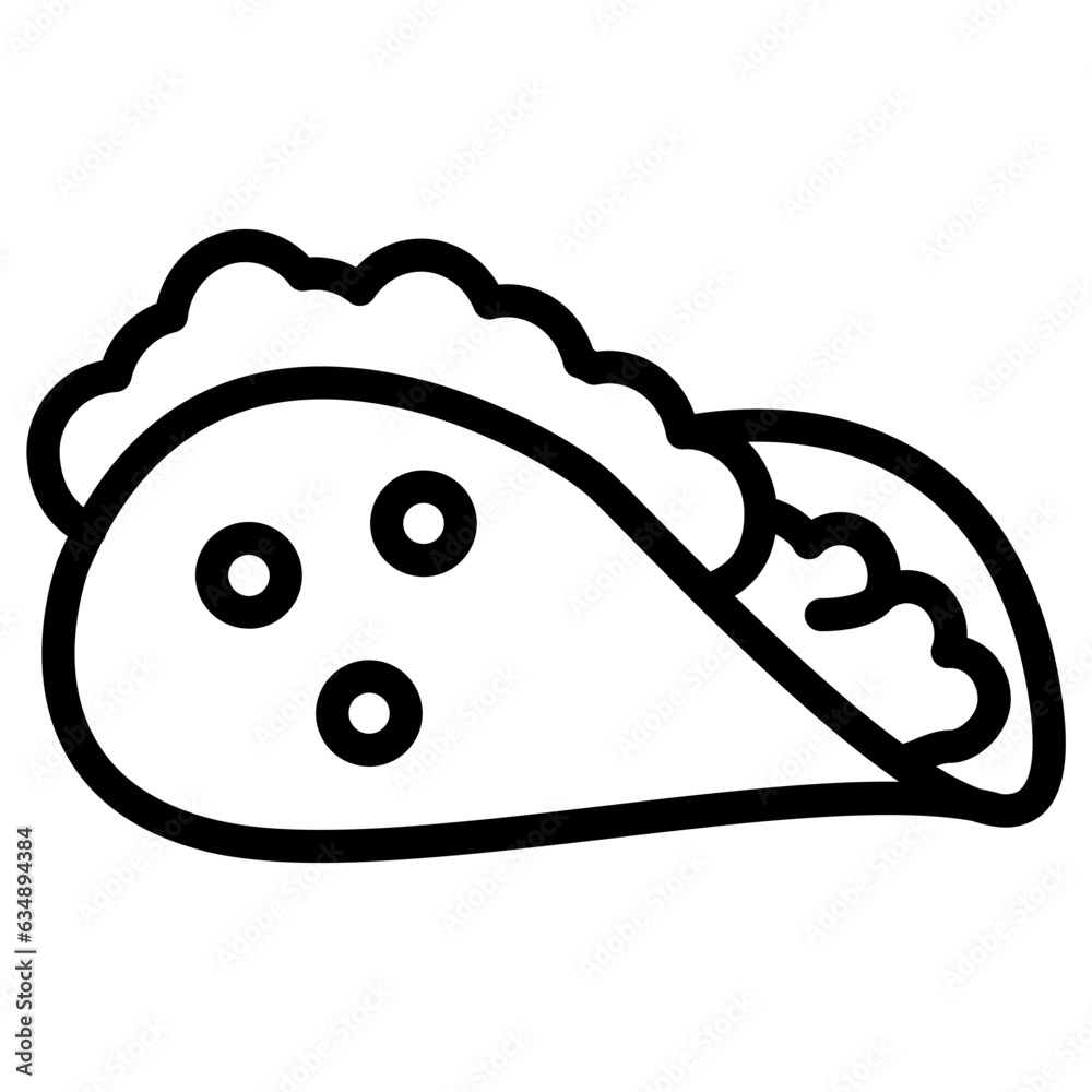 Tacos Icon style Tacos Icon style