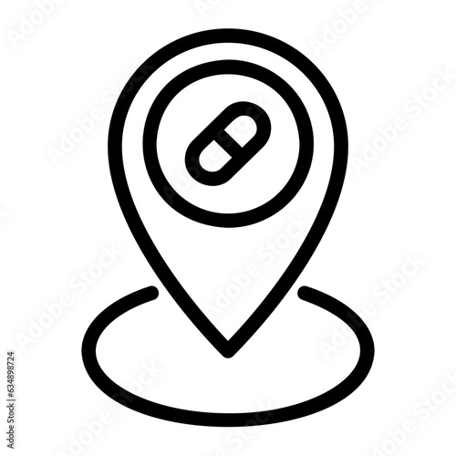 location outline icon