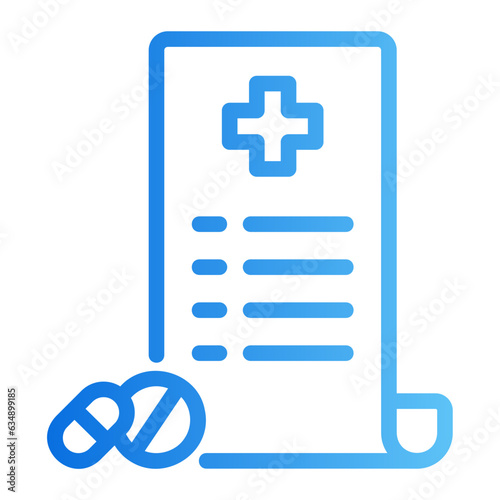 prescription gradient icon