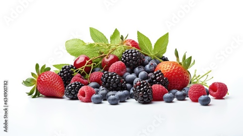 Image of a variety of nutrient-rich diet foods  carefully arranged on a white backdrop.