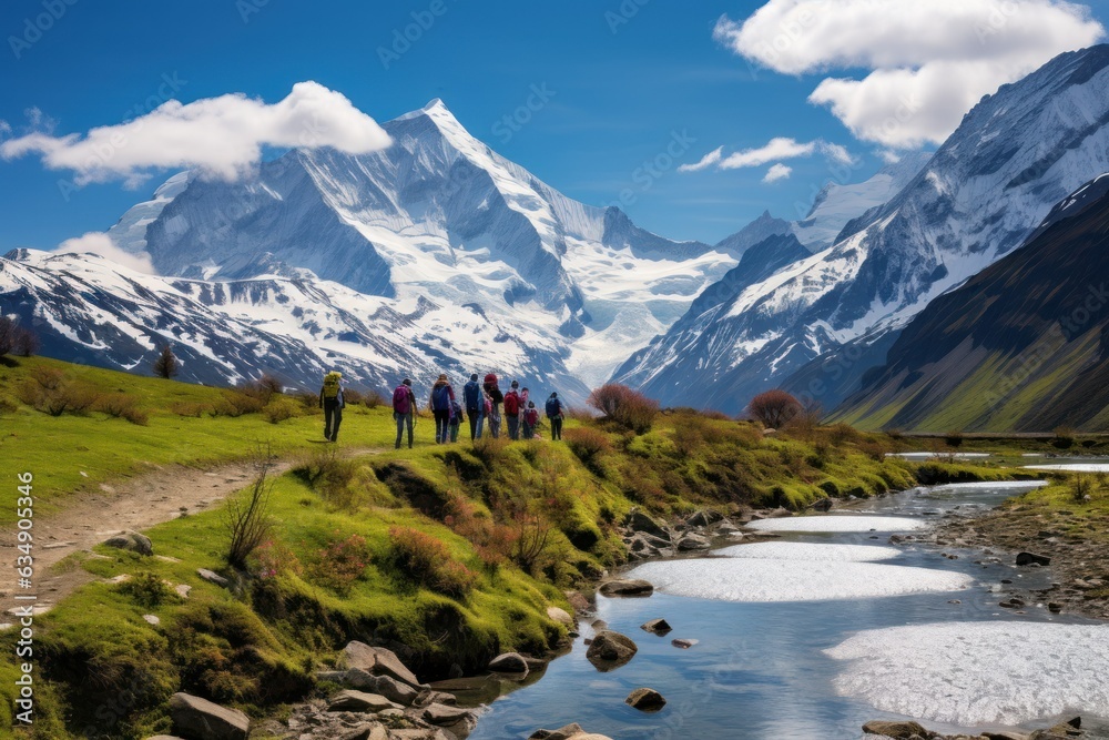 Alpine Majesty Unveiled: Spectacular Mountain Ranges, Snowy Peaks, and Serene Meadow Splendor
