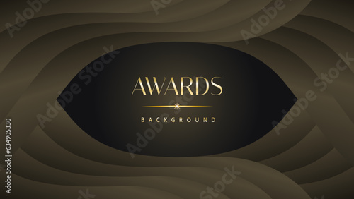 Black gold royal awards graphics background lines sparkle elegant shine modern glitter template luxury premium corporate abstract design.