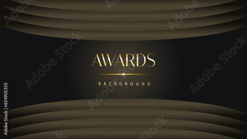 Black gold royal awards graphics background lines sparkle elegant shine modern glitter template luxury premium corporate abstract design.