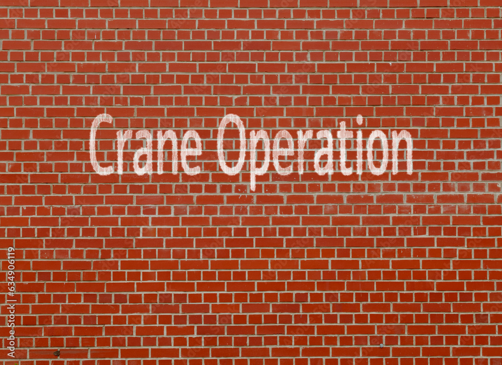 Crane Operation: Operating cranes for lifting and moving heavy materia