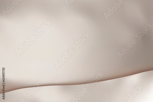 The luxury of beige fabric texture background. Closeup of rippled silk fabric. Stacked silk fabrics. Beige background. 3D vector illustration.