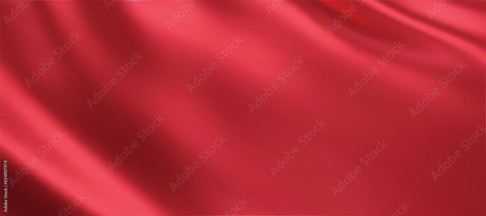 Obraz premium Close-up texture of red silk. Red fabric smooth texture surface background. Smooth elegant red silk in Sepia toned. Texture, background, pattern, template.