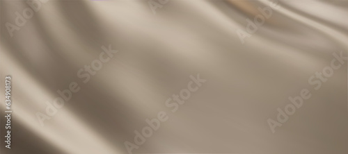 Close-up texture of natural beige silk. Light Gold fabric smooth texture surface background. Smooth elegant golden silk in Sepia toned. Texture, background, pattern, template.