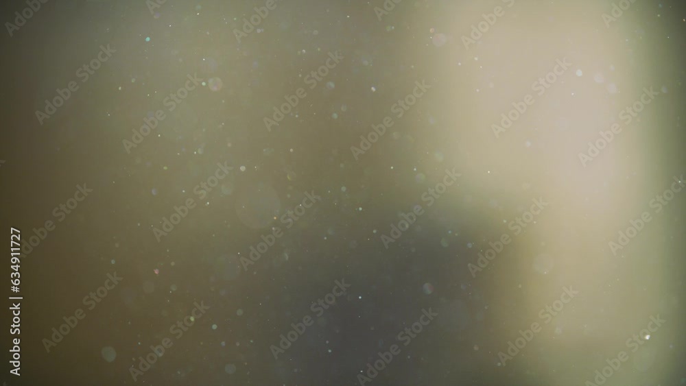 Multicoloured Dust Orbs Floating Peacefully, Slow Motion 4K