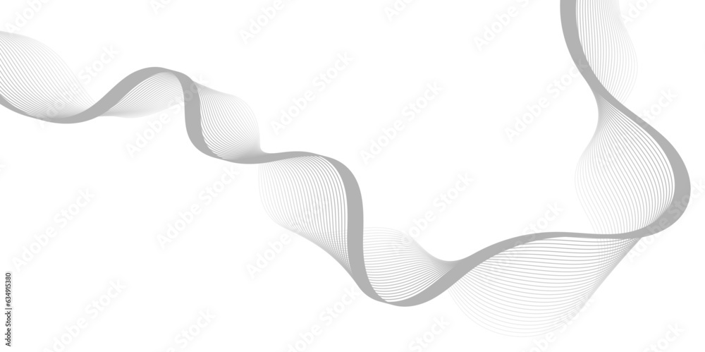 Gray and white abstract background with flowing particles. Digital ...