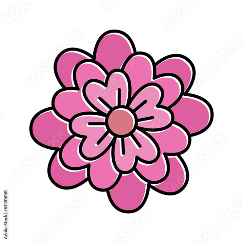 flower icon vector logo template