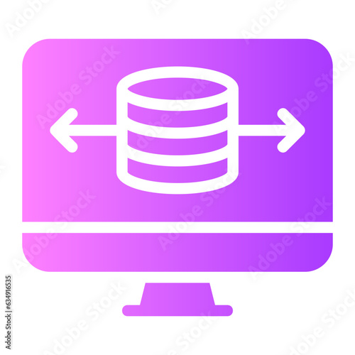 computer gradient icon