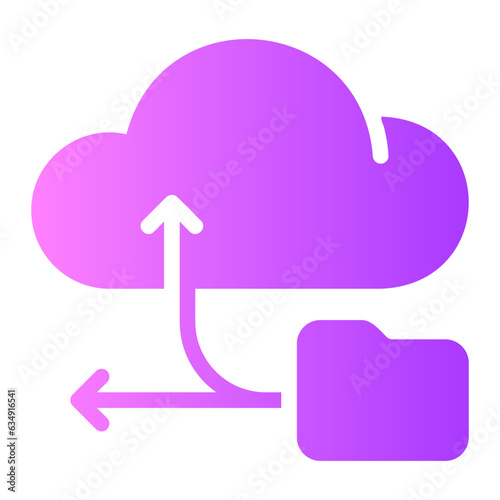 backup gradient icon