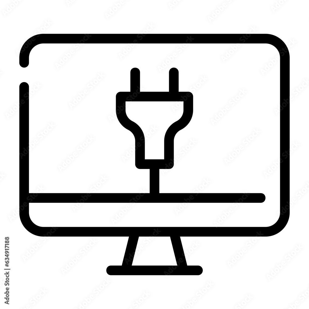 Obraz premium syncing line icon