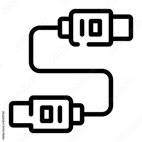 plug in line icon