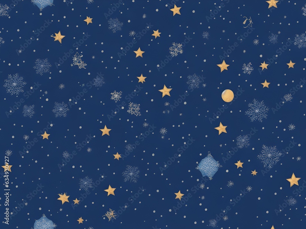 Starry night sky