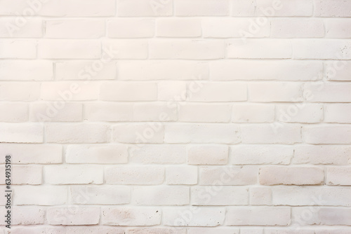 texture of Cream and white brick wall texture background