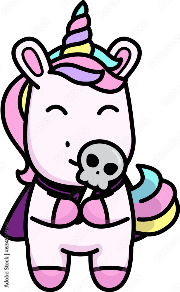 unicorn for halloween decorative element unicorn for halloween decorative element