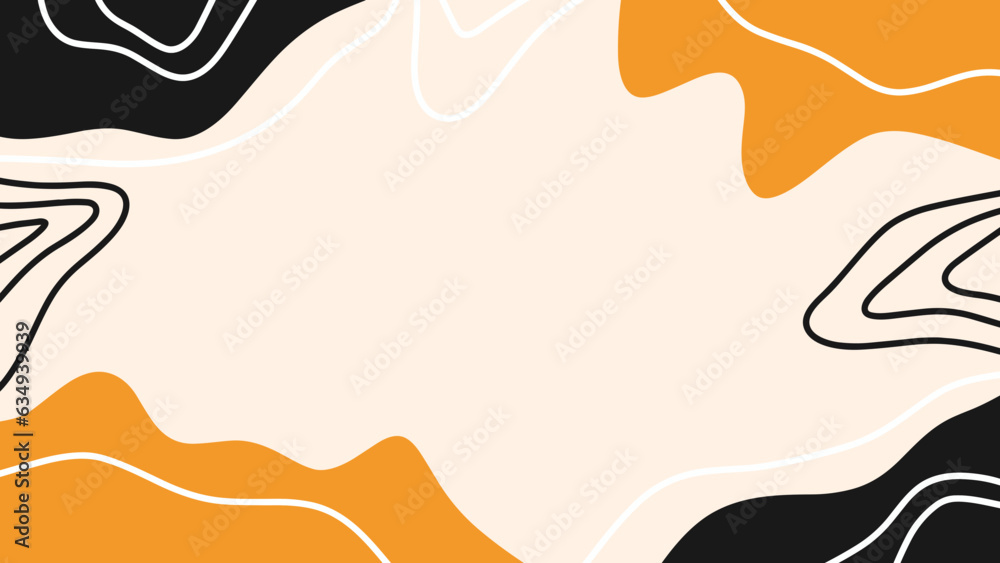 Simple Minimalist Wavy Abstract Shape Art Background Simple Minimalist Wavy Abstract Shape Art Background