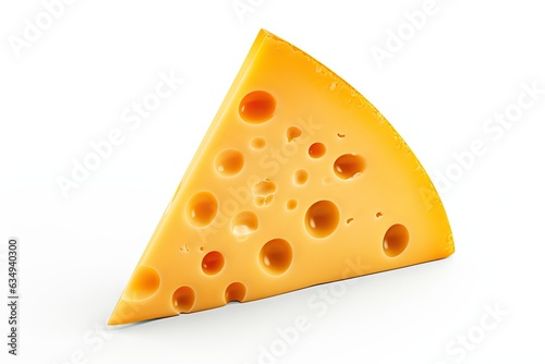 Wallpaper Mural Close up of delicious fresh cut cheese product on white background Torontodigital.ca