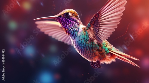 Spirit animal Hummingbird Generative AI 8k UHD Generative Ai