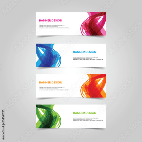 Vector Abstract design banner web template