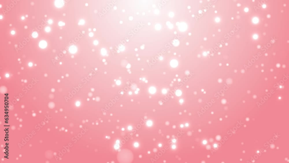 4K animation of rotating and dancing glittering circular particles ( pink ) 4K animation of rotating and dancing glittering circular particles ( pink )