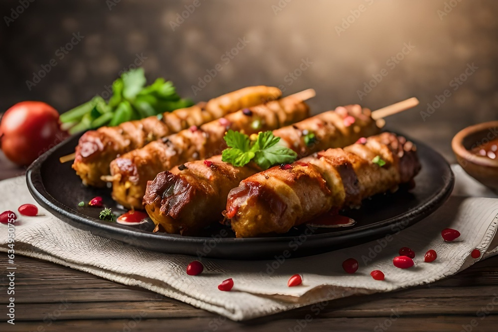 grilled pork ribs generated by AI grilled pork ribs generated by AI