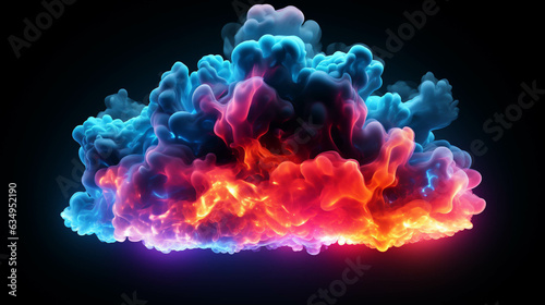 burning fire explosion © federico