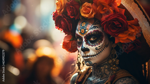 Dia de Muertos image, Mexican tradition,